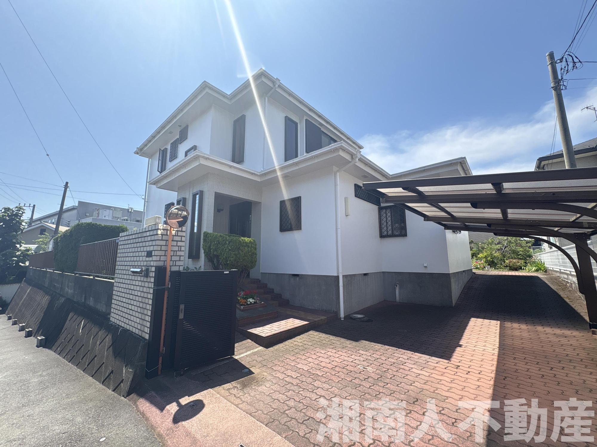 平塚市東八幡4丁目　中古戸建の外観|落ち着いた雰囲気の外観です