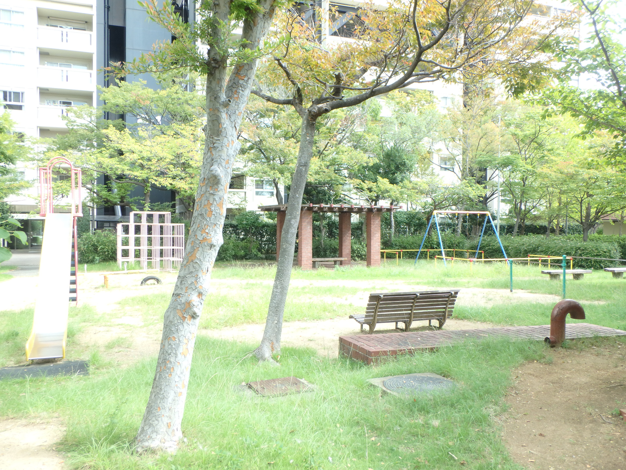 アステム芦屋Ａ棟のその他共用部分|敷地内公園