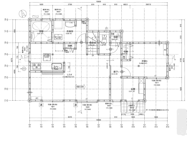 リーブルガーデン　沼津市西椎路　全2棟の間取り|●１階間取り●
広々としたLDKで家族が自然と集まる暮らしをサポートします♪