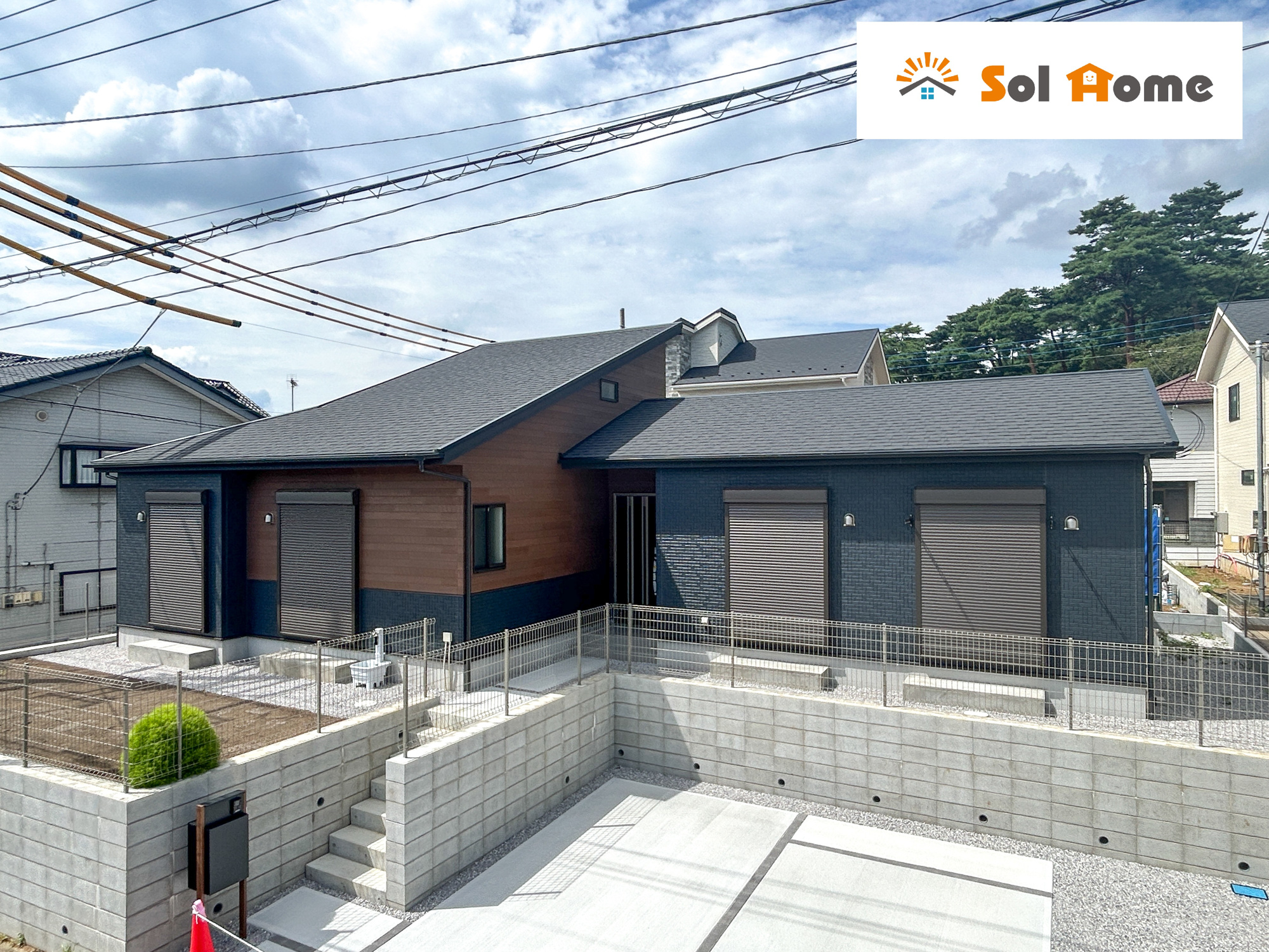伊勢崎市豊城町　新築住宅全1棟の外観|◆本日のご案内も大歓迎です♪◆ 図面や写真では分からない部分を不動産のプロが丁寧にご説明いたします！！ソルホームはいつでもお問い合わせをお待ちしております♪