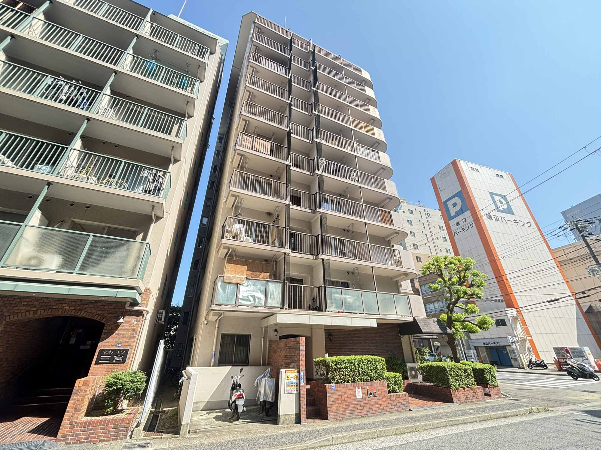 クローバーハイツ三宮の外観|クローバーハイツ三宮