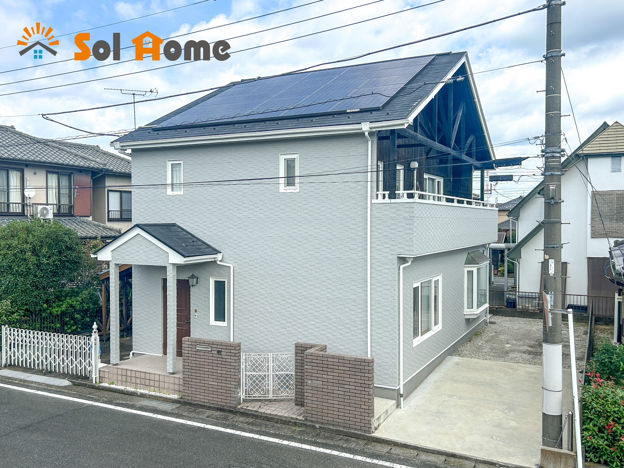 前橋市下大島町　中古住宅の外観|◆本日のご案内も大歓迎です♪◆ 図面や写真では分からない部分を不動産のプロが丁寧にご説明いたします！！ソルホームはいつでもお問い合わせをお待ちしております♪