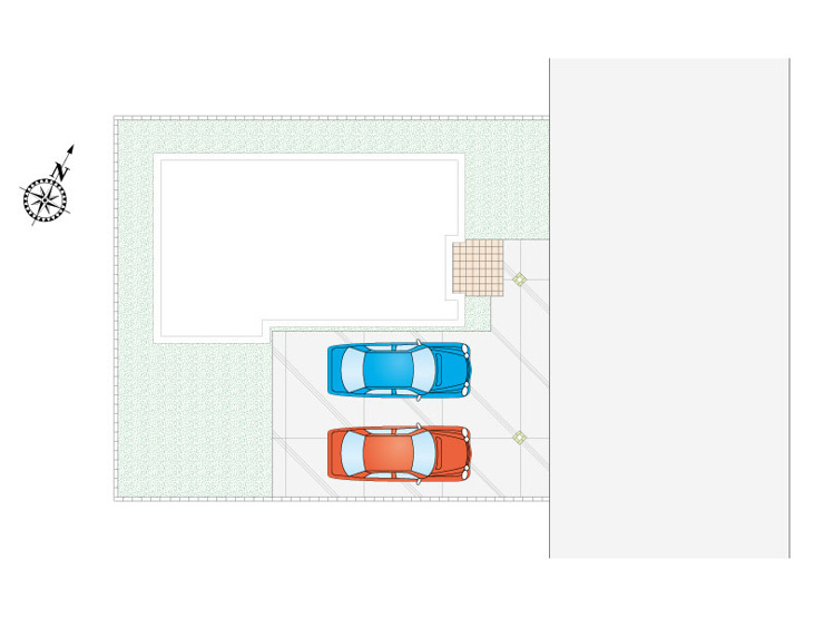 前橋市川原町「6区画」　新築住宅全6棟の区画図|「初めまして！」が集まる分譲地。たくさんの子供たちが年齢を問わずに、仲良く一緒に成長できるのは分譲地の特徴ですね。