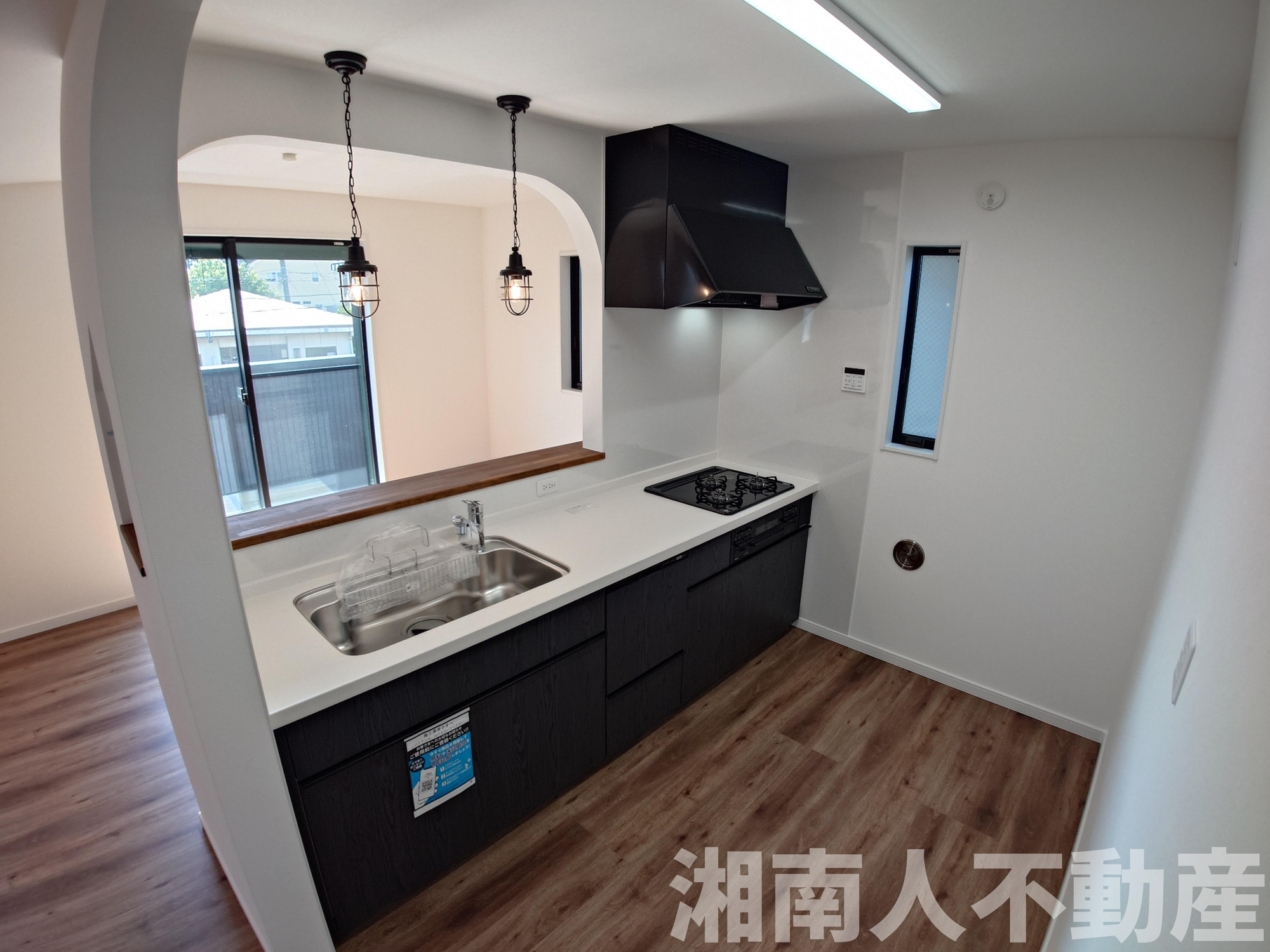 平塚市虹ヶ浜　新築戸建のキッチン|キッチンでお料理をお楽しみください