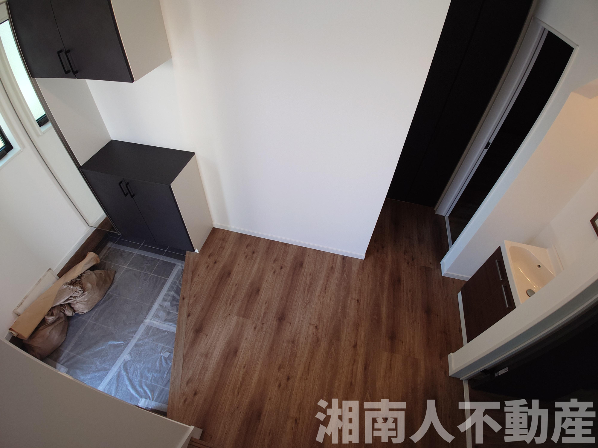 平塚市虹ヶ浜　新築戸建の玄関|毎日通る玄関はこちらです