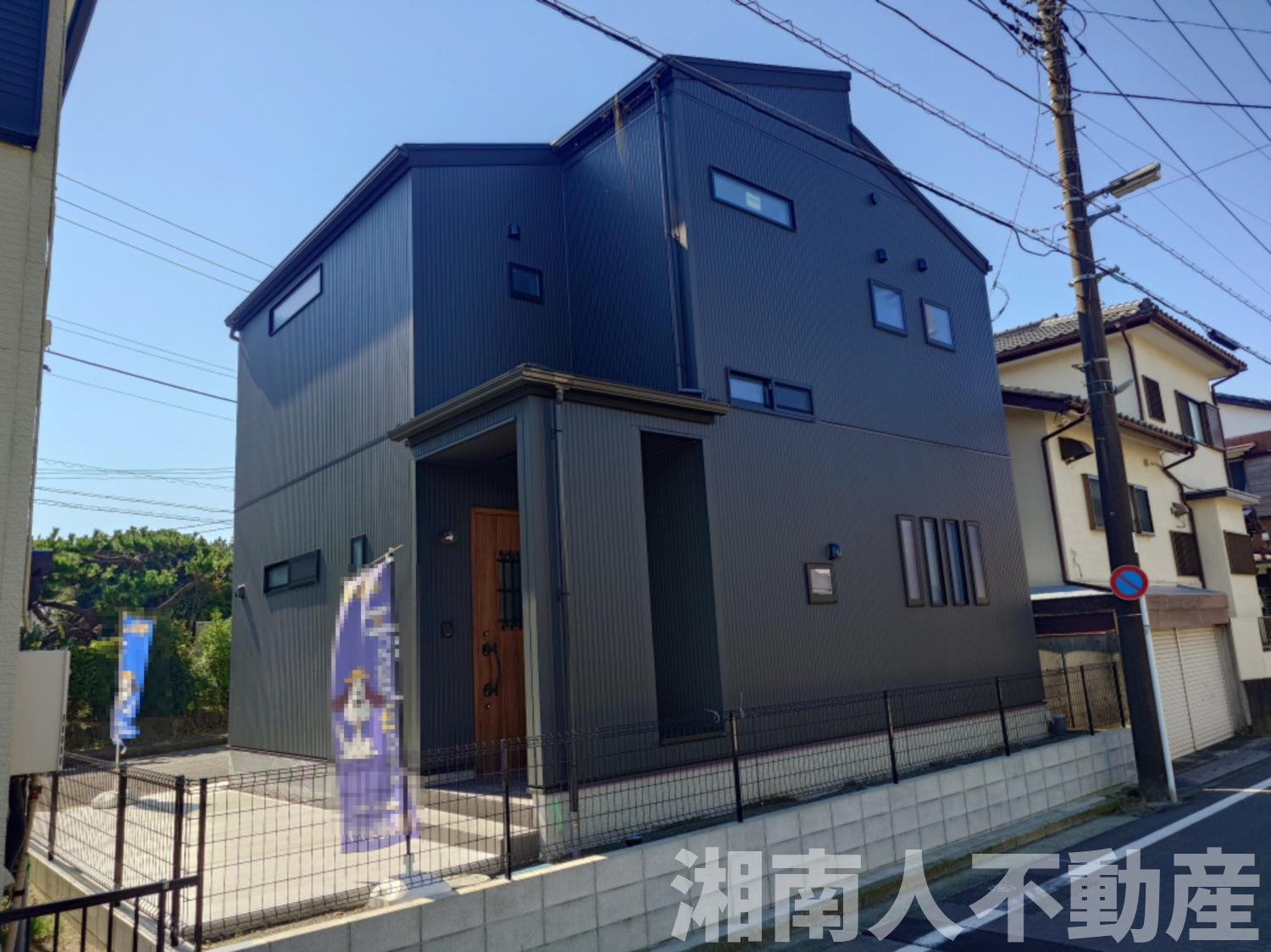 平塚市虹ヶ浜　新築戸建の外観|きれいな外観です