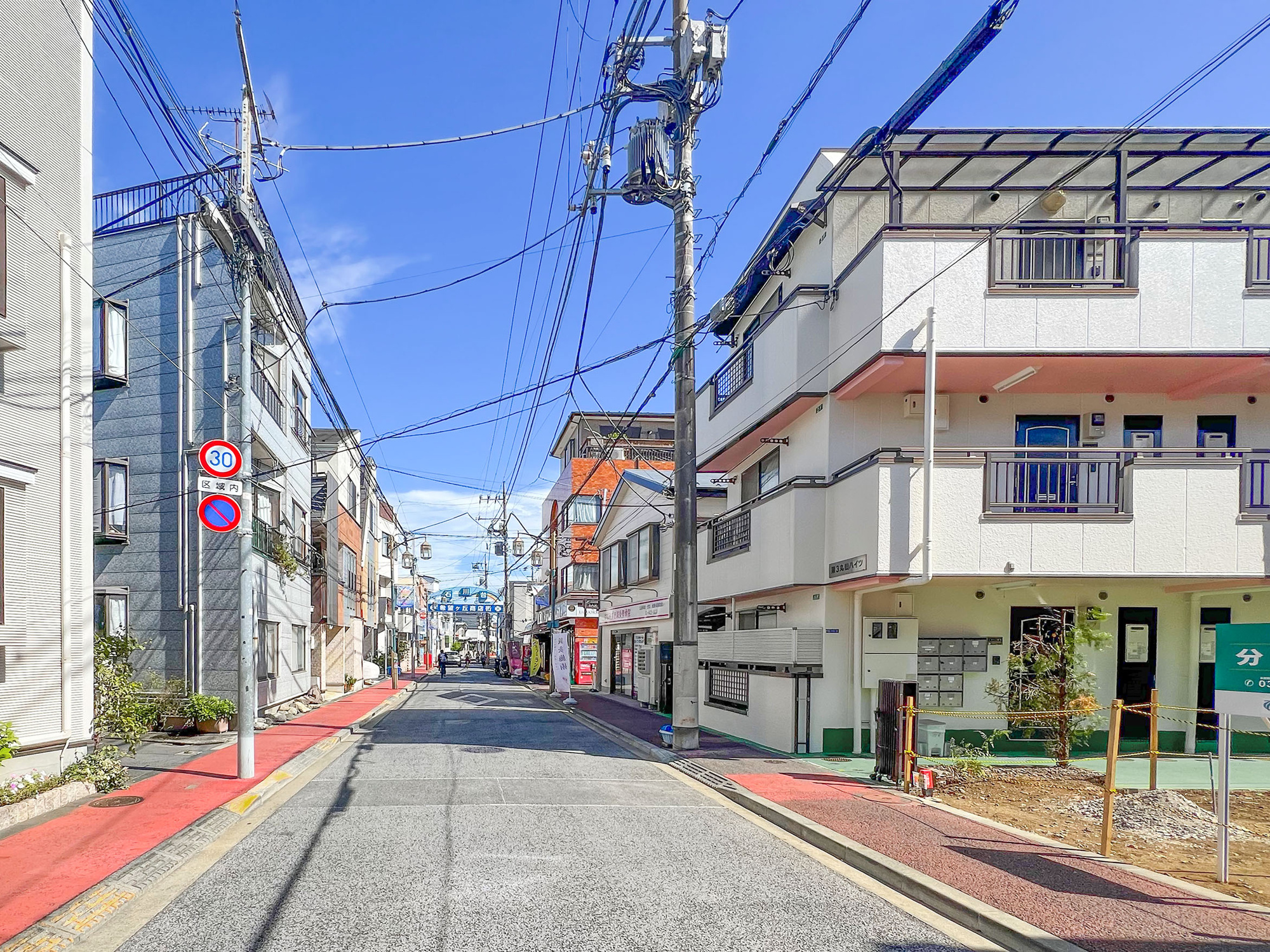 宅地分譲［大田区東雪谷３丁目］の前面道路含む現地写真|現地写真（2026年8月撮影）
