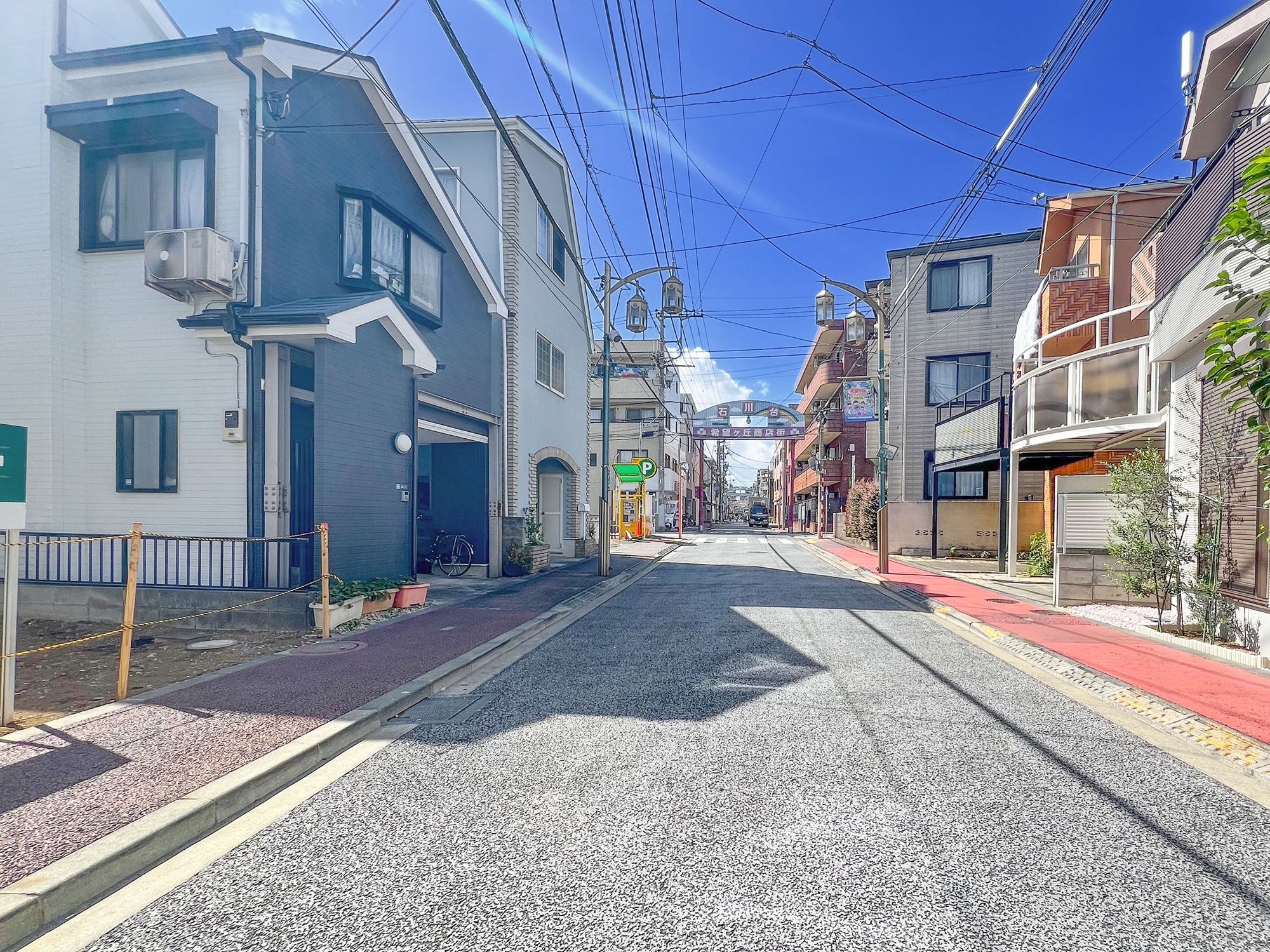 宅地分譲［大田区東雪谷３丁目］の前面道路含む現地写真|現地写真（2026年8月撮影）