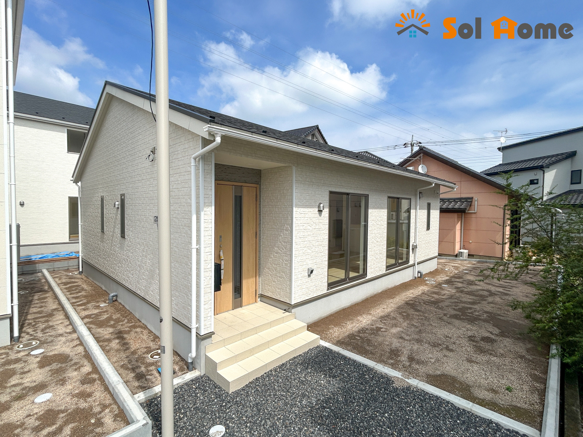 前橋市稲荷新田町第3　新築住宅全4棟の外観|◆本日のご案内も大歓迎です♪◆ 図面や写真では分からない部分を不動産のプロが丁寧にご説明いたします！！ 年中無休のソルホームはいつでもお問い合わせをお待ちしております♪