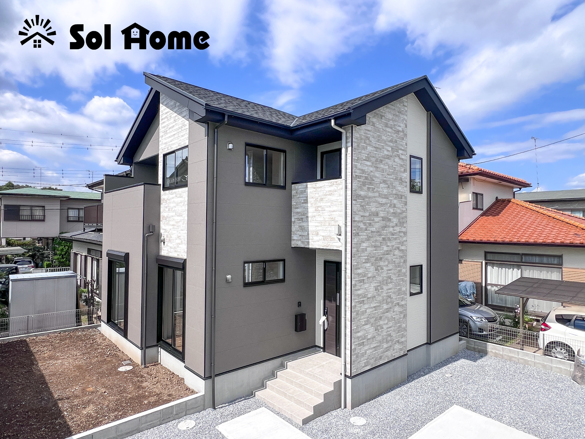 宇都宮市さつき３丁目の新築一戸建の外観|◆本日のご案内も大歓迎です♪◆ 図面や写真では分からない部分を不動産のプロが丁寧にご説明いたします！！ 年中無休のソルホームはいつでもお問い合わせをお待ちしております♪