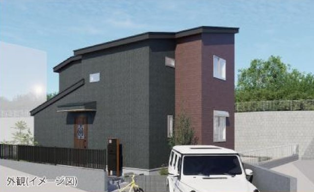 横浜市緑区霧が丘1丁目 新築戸建て【仲介手数料無料】の外観パース
