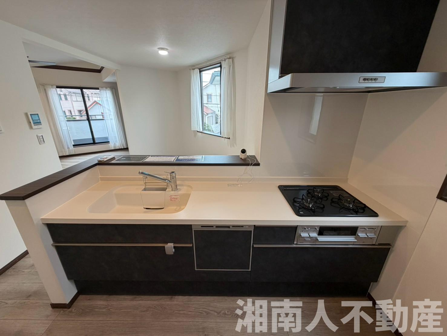 鎌倉市七里ガ浜２丁目１３３１－４３７新築戸建てのキッチン|使いやすいキッチンです