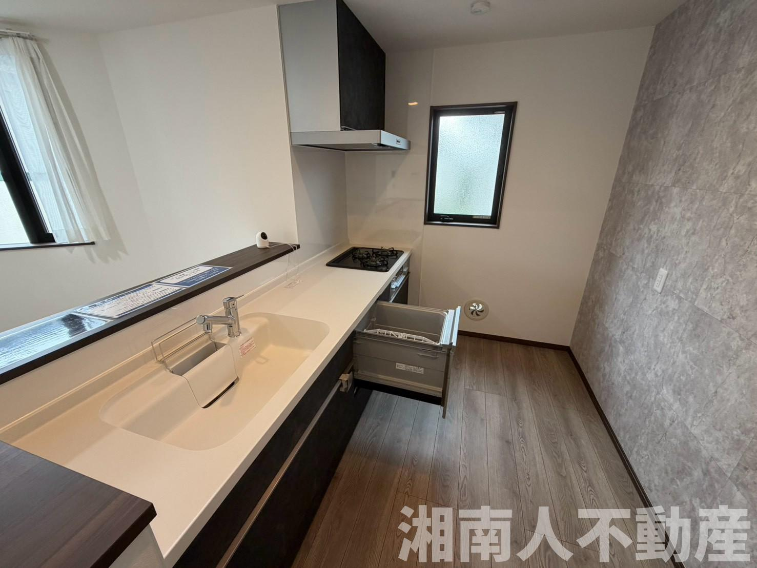 鎌倉市七里ガ浜２丁目１３３１－４３７新築戸建てのキッチン|使いやすいキッチンです