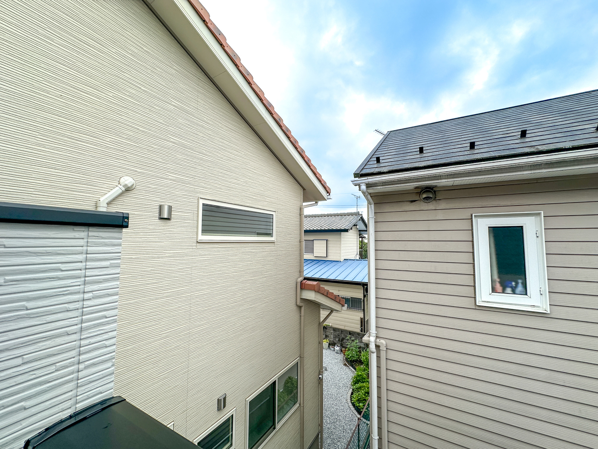 宇都宮市双葉５期　新築住宅全２棟の展望|隣地との距離が確保されているので開放感のある眺望♪