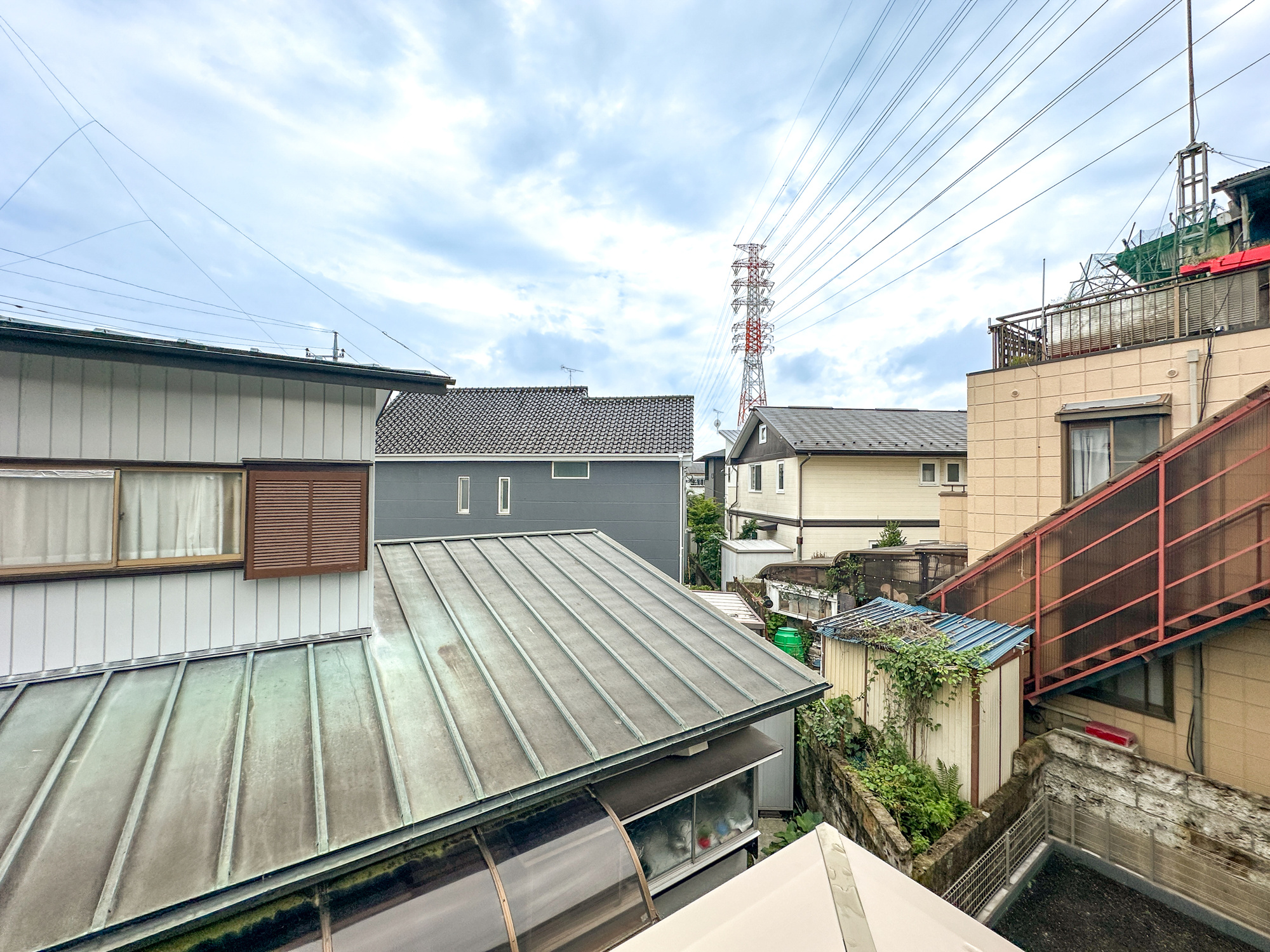 宇都宮市御幸本町の新築一戸建の展望|隣地との距離が確保されているので開放感のある眺望♪