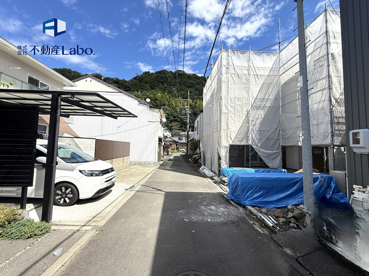 葵区井宮町４期　全1棟の前面道路含む現地写真|安西小学校まで徒歩約10分のパパママ安心の通学距離♪