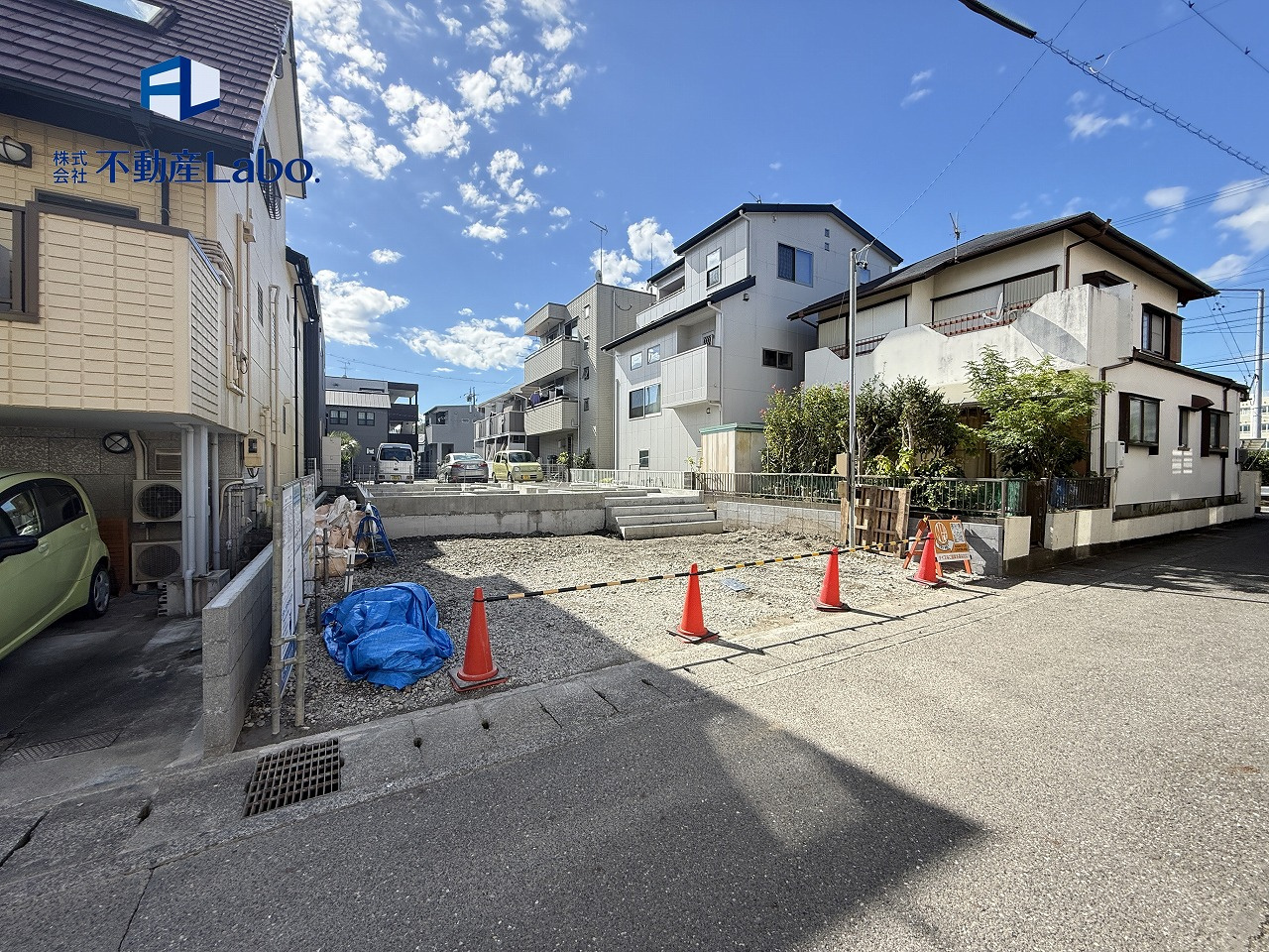 リーブルガーデン　葵区瀬名１丁目　全1棟の前面道路含む現地写真|限定1棟での販売♪
