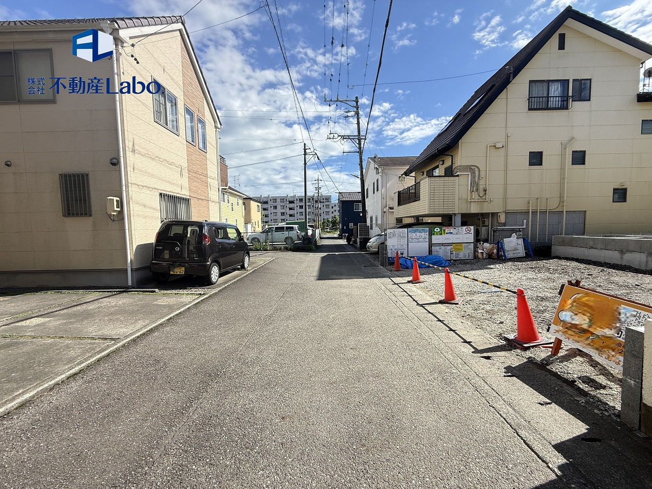 リーブルガーデン　葵区瀬名１丁目　全1棟の前面道路含む現地写真|同モデルハウスもご案内可能です♪