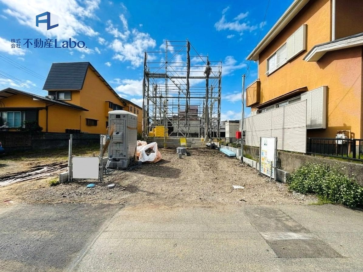 クレイドルガーデン　沼津市原　第22　全1棟の外観|こちら手前が玄関になります♪