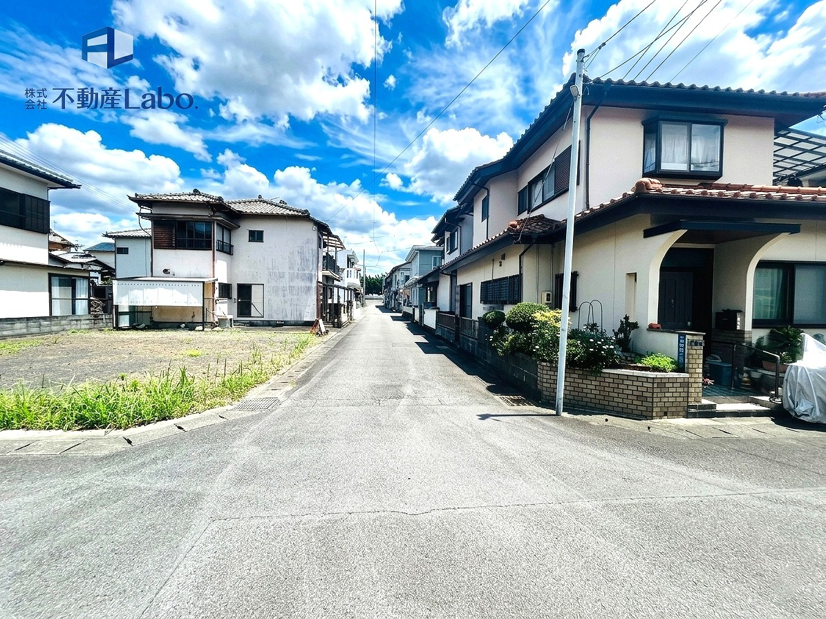 クレイドルガーデン　清水区蒲原　第11　全1棟の前面道路含む現地写真|南面道路のため日当たり良好♪