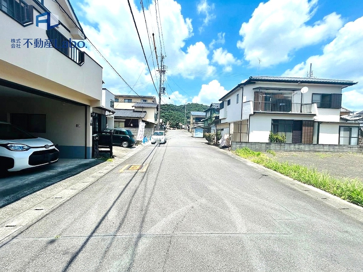 クレイドルガーデン　清水区蒲原　第11　全1棟の前面道路含む現地写真|道路幅員7ｍ以上♪車同士のすれ違いもストレスフリー♪