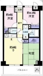 10月にリフォーム完成！　ライオンズマンション平塚第7の間取り