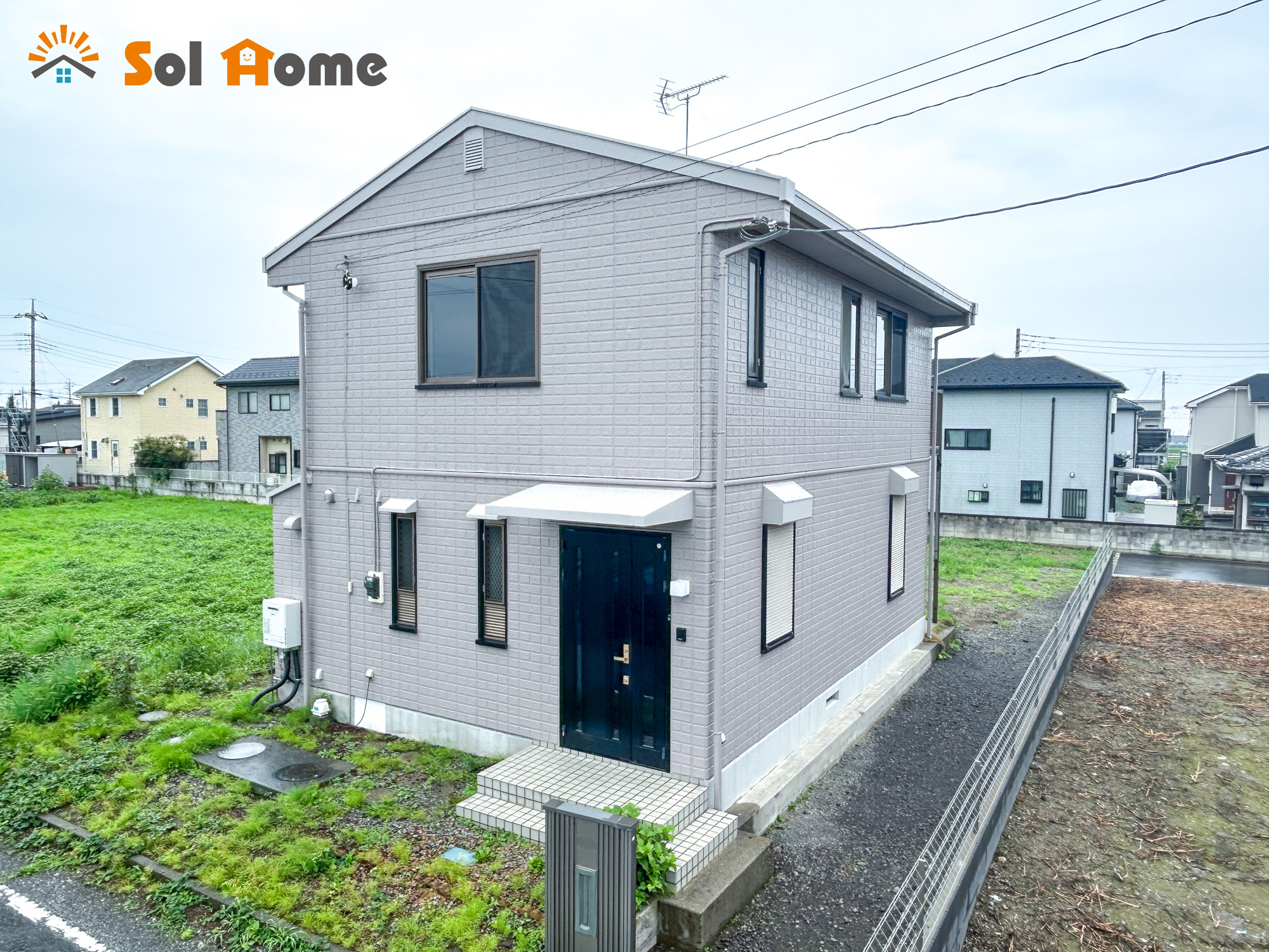 伊勢崎市西久保町1期　中古住宅の外観|◆本日のご案内も大歓迎です♪◆ 図面や写真では分からない部分を不動産のプロが丁寧にご説明いたします！！ソルホームはいつでもお問い合わせをお待ちしております♪