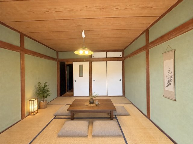 東住吉区住道矢田８丁目の和室|押入れ付きの和室。布団や季節物を収納しやすく、お部屋をすっきり使えます◎※本画像はCGで作成しており