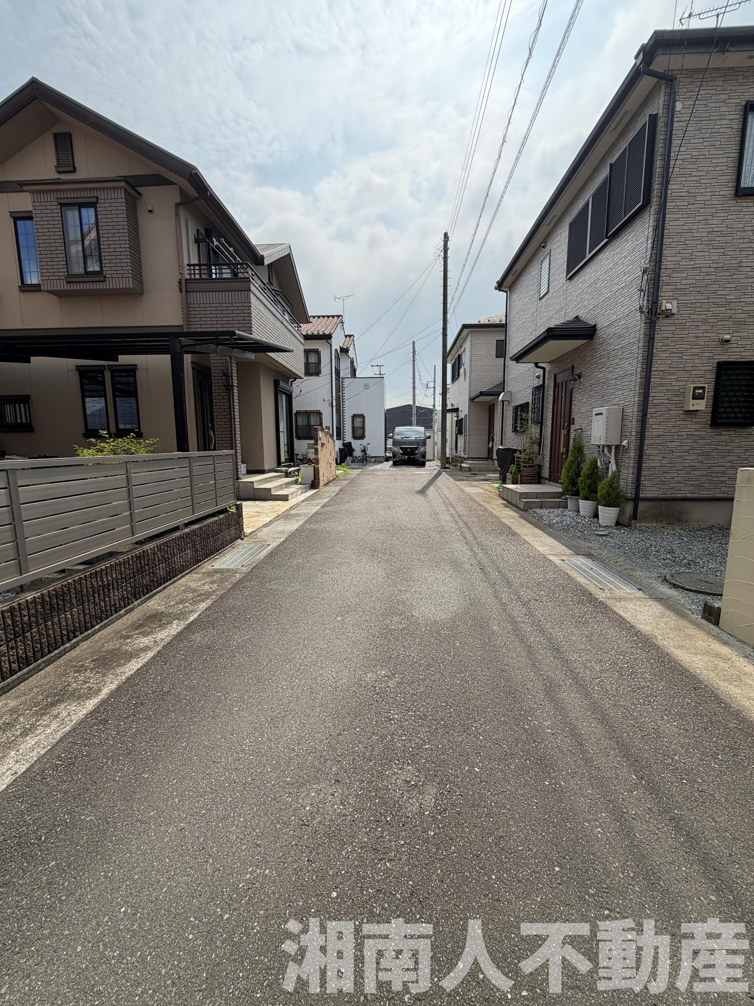小田原市下堀　中古戸建の前面道路含む現地写真|前面道路含む現地写真です