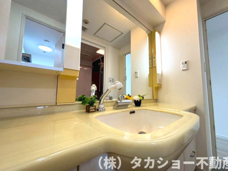稲毛スカイタウン　ふれあいの街弐号館の独立洗面台