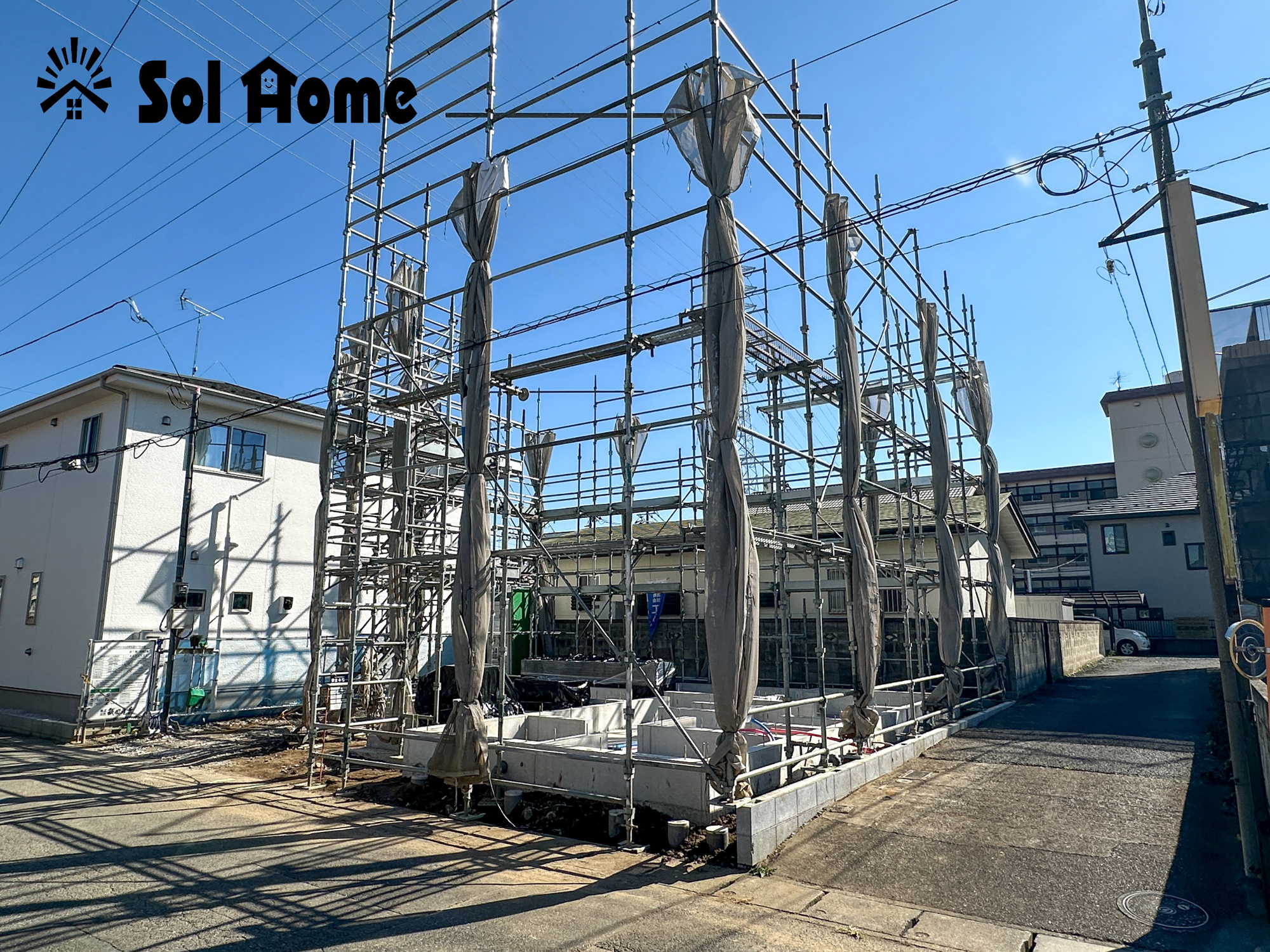 小山市駅東通り１丁目　新築住宅全１棟の外観|◆本日のご案内も大歓迎です♪◆ 図面や写真では分からない部分を不動産のプロが丁寧にご説明いたします！！ 年中無休のソルホームはいつでもお問い合わせをお待ちしております♪