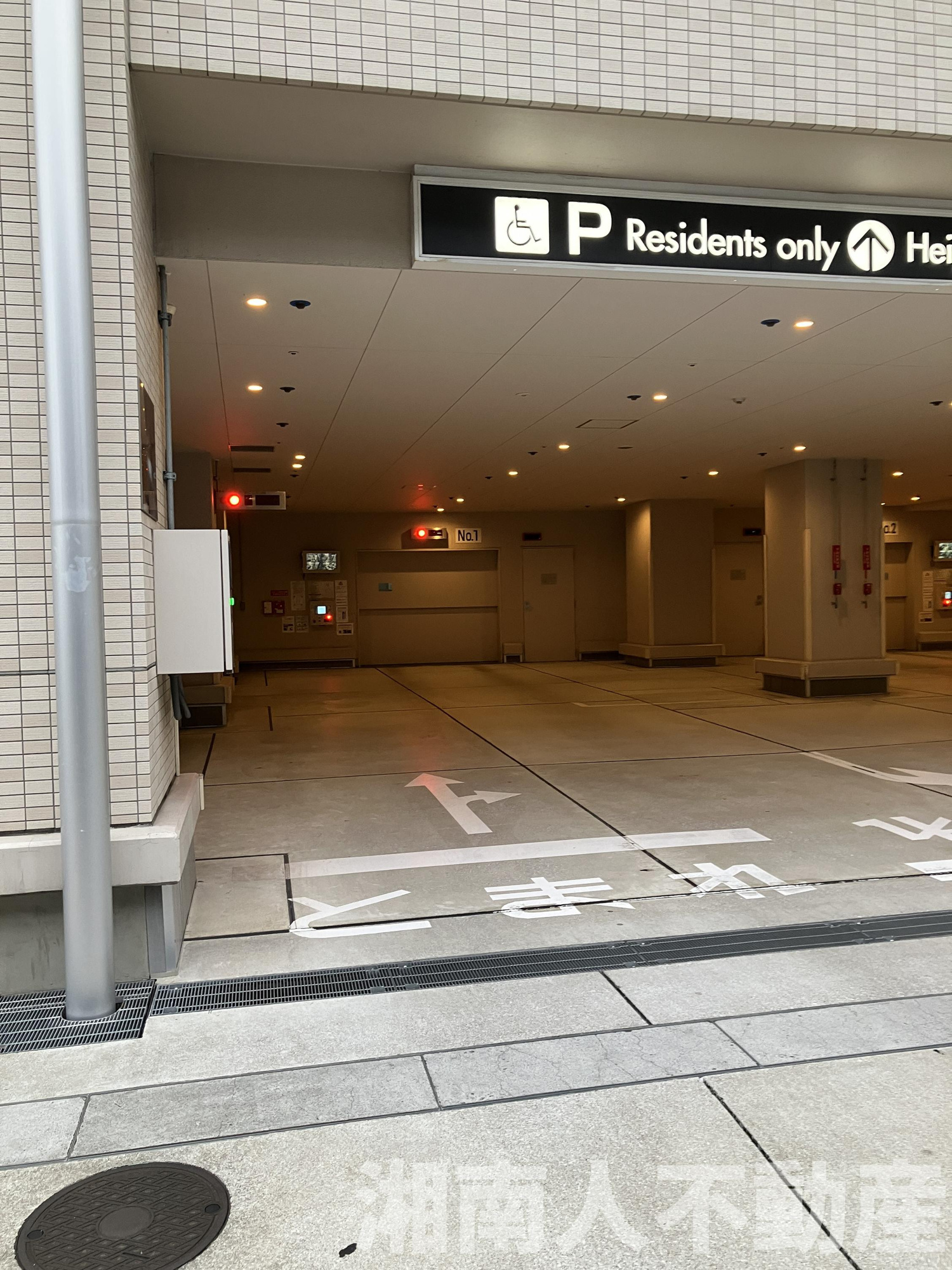 駅直結　ブランズタワー大船の駐車場|駐車場です