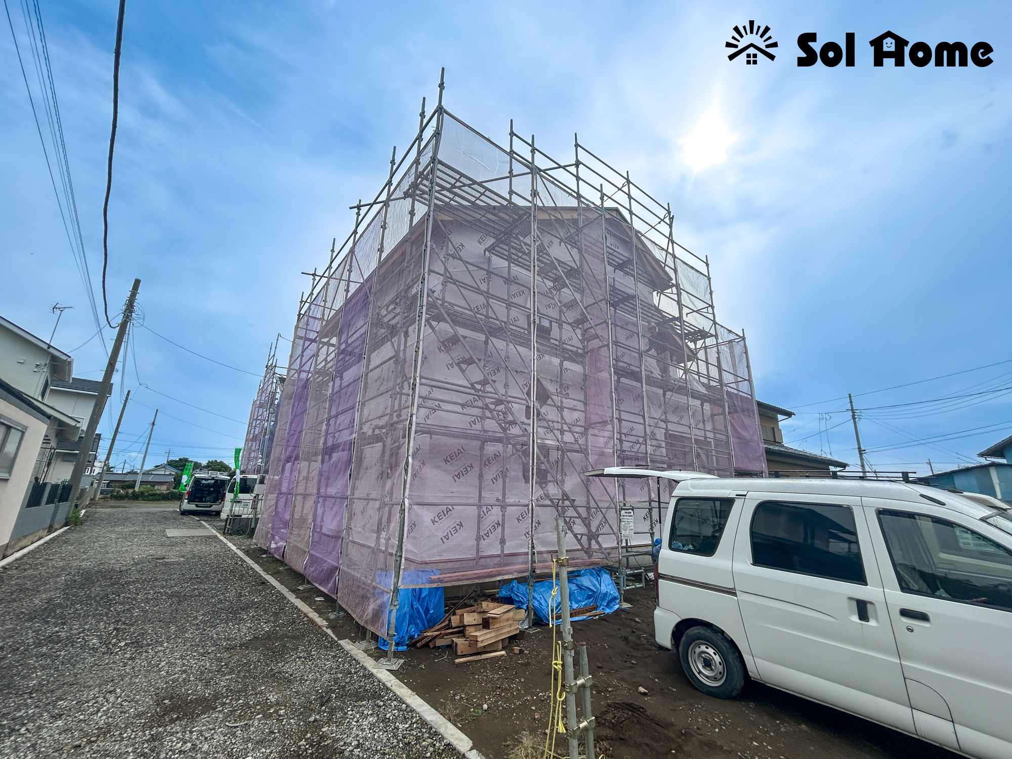 伊勢崎市北千木町1期　新築住宅全2棟の外観|◆本日のご案内も大歓迎です♪◆ 図面や写真では分からない部分を不動産のプロが丁寧にご説明いたします！！ソルホームはいつでもお問い合わせをお待ちしております♪