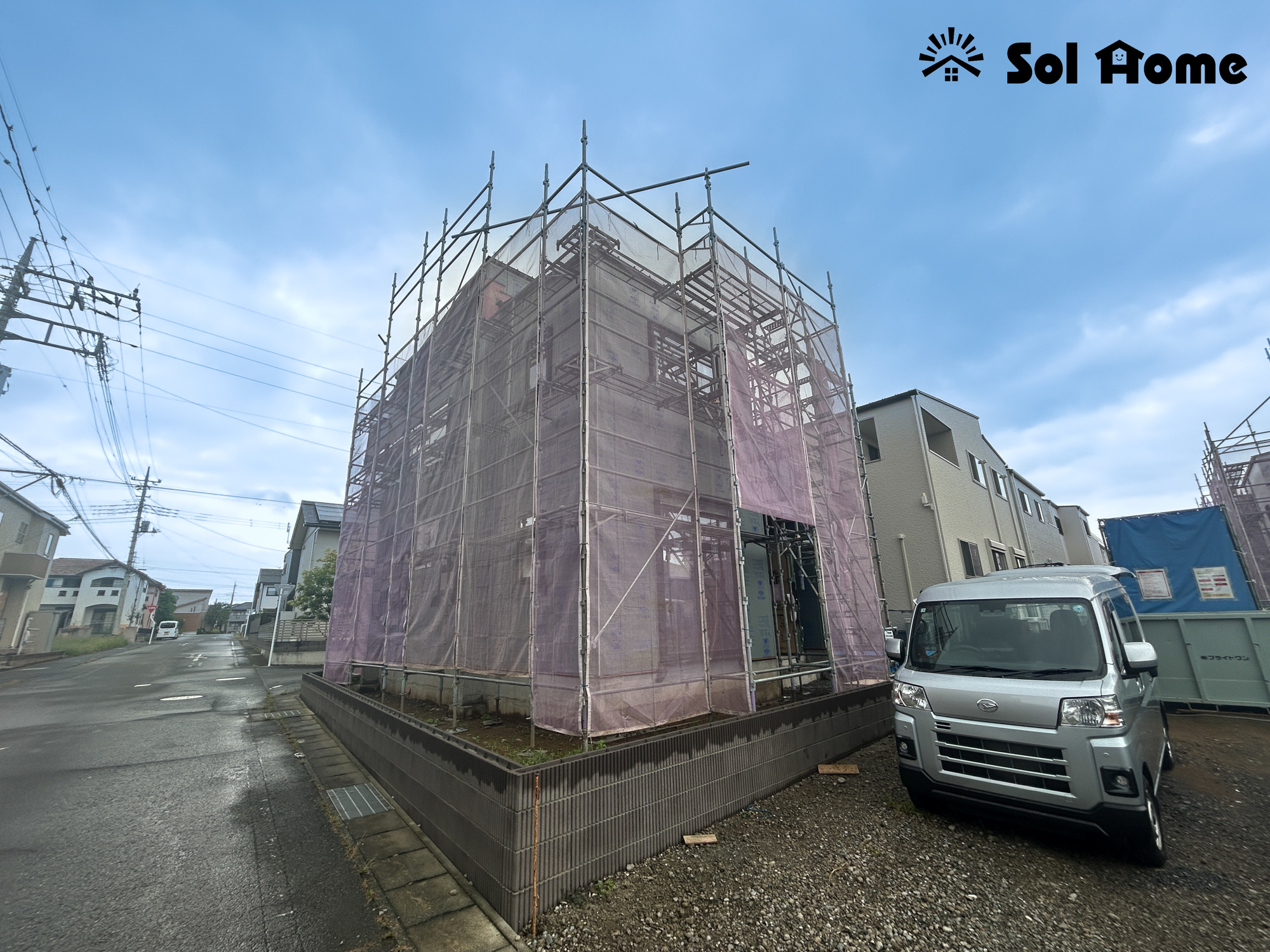 伊勢崎市南千木町第5期　新築住宅全8棟の外観|◆本日のご案内も大歓迎です♪◆ 図面や写真では分からない部分を不動産のプロが丁寧にご説明いたします！！ソルホームはいつでもお問い合わせをお待ちしております♪