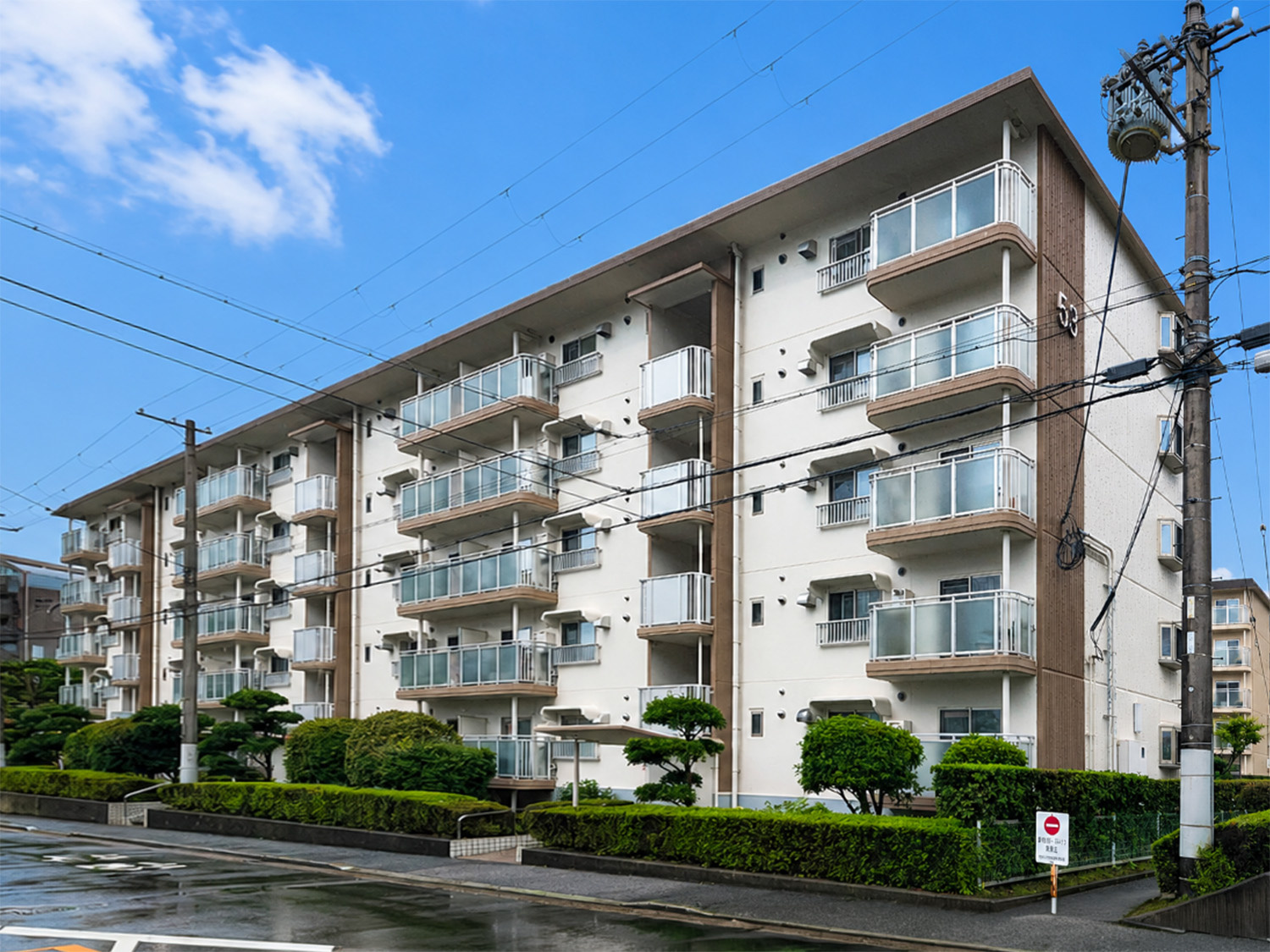 名谷14団地53号棟の外観|外観です