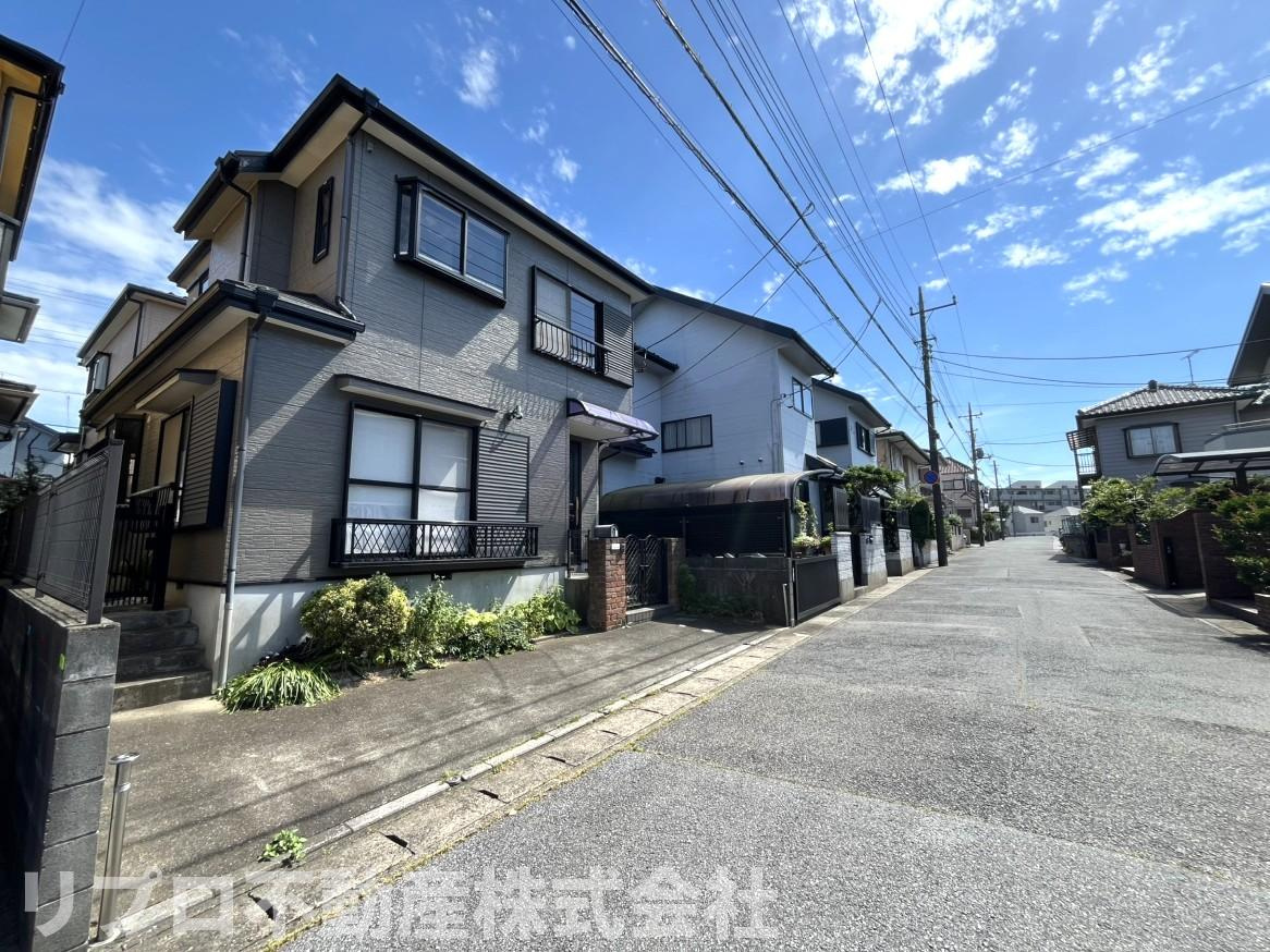 我孫子市台田３丁目戸建ての外観|JR常磐線「北柏駅」徒歩１３分！閑静な住宅街の３LDK、現在リフォーム中♪８月完成予定です