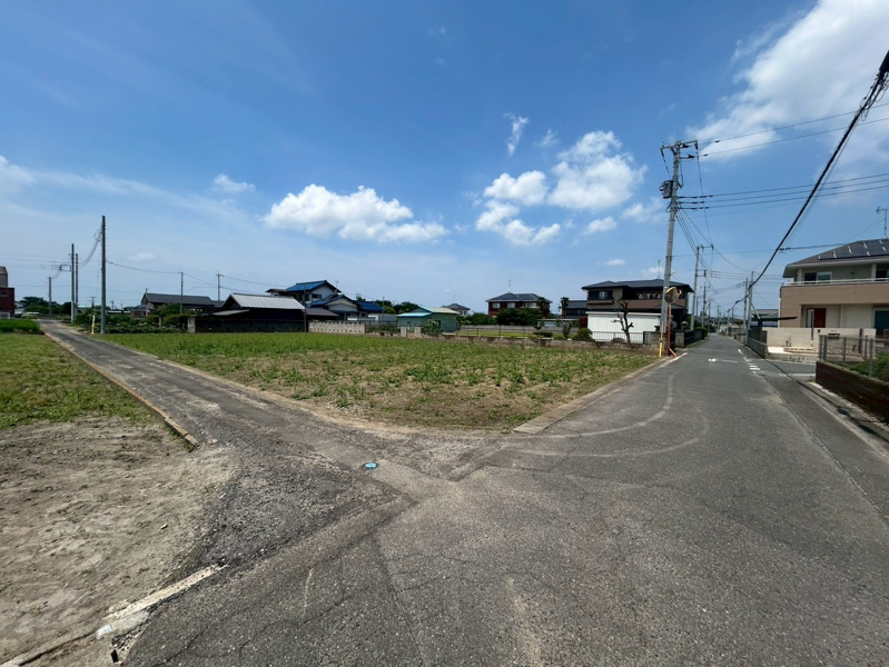 2号地　敷地面積318.21㎡（96.25坪）前面道路含む現地写真です！（2026/07/11撮影）