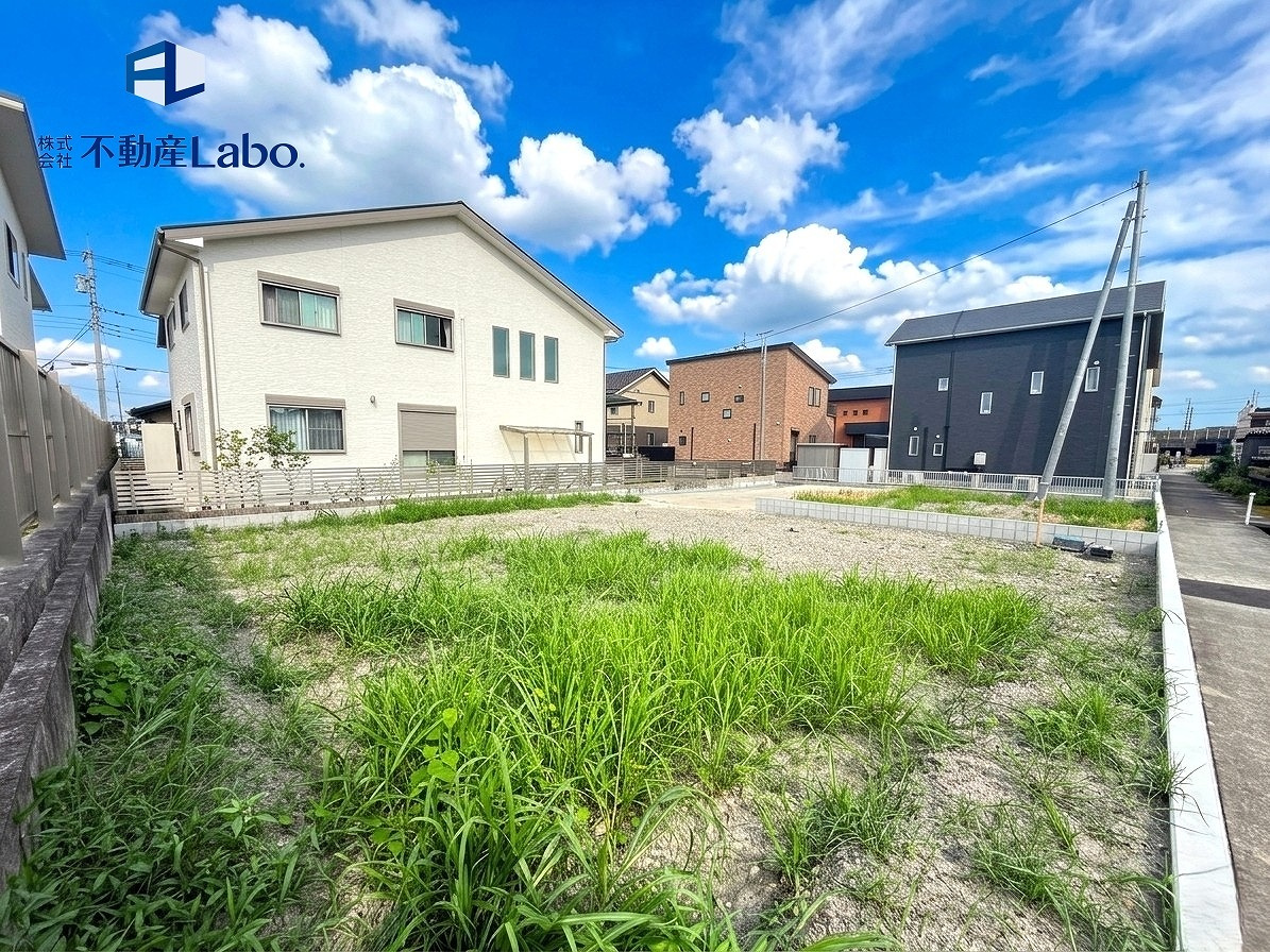 クレイドルガーデン　富士市森島第16　全2棟の外観|＜1号棟 建設地＞
西側から撮影