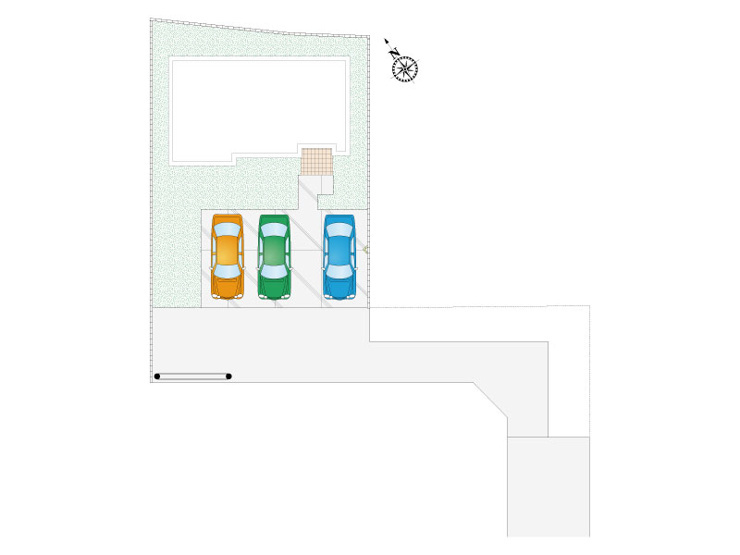 高崎市浜尻町　新築住宅全3棟の区画図|「初めまして！」が集まる分譲地。たくさんの子供たちが年齢を問わずに、仲良く一緒に成長できるのは分譲地の特徴ですね。
