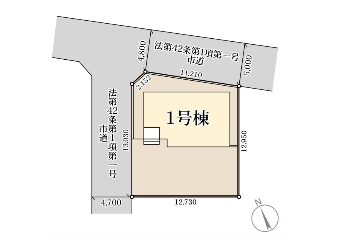 高崎市八幡町第7　新築住宅全1棟の区画図|■土地52.77坪　建物33.31坪　SIC　WIC　バルコニー■