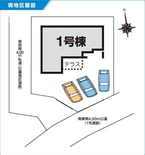 第4渋川市金井　新築住宅全1棟の区画図|◇土地67.57坪◇