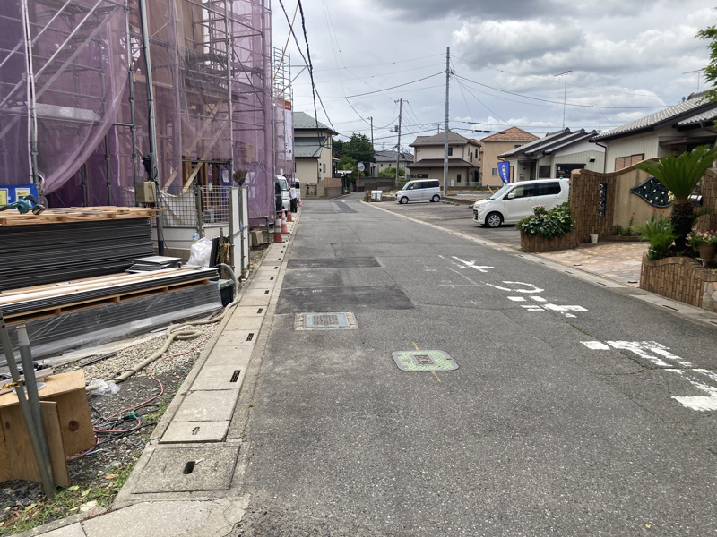 久喜市吉羽3丁目　前面道路