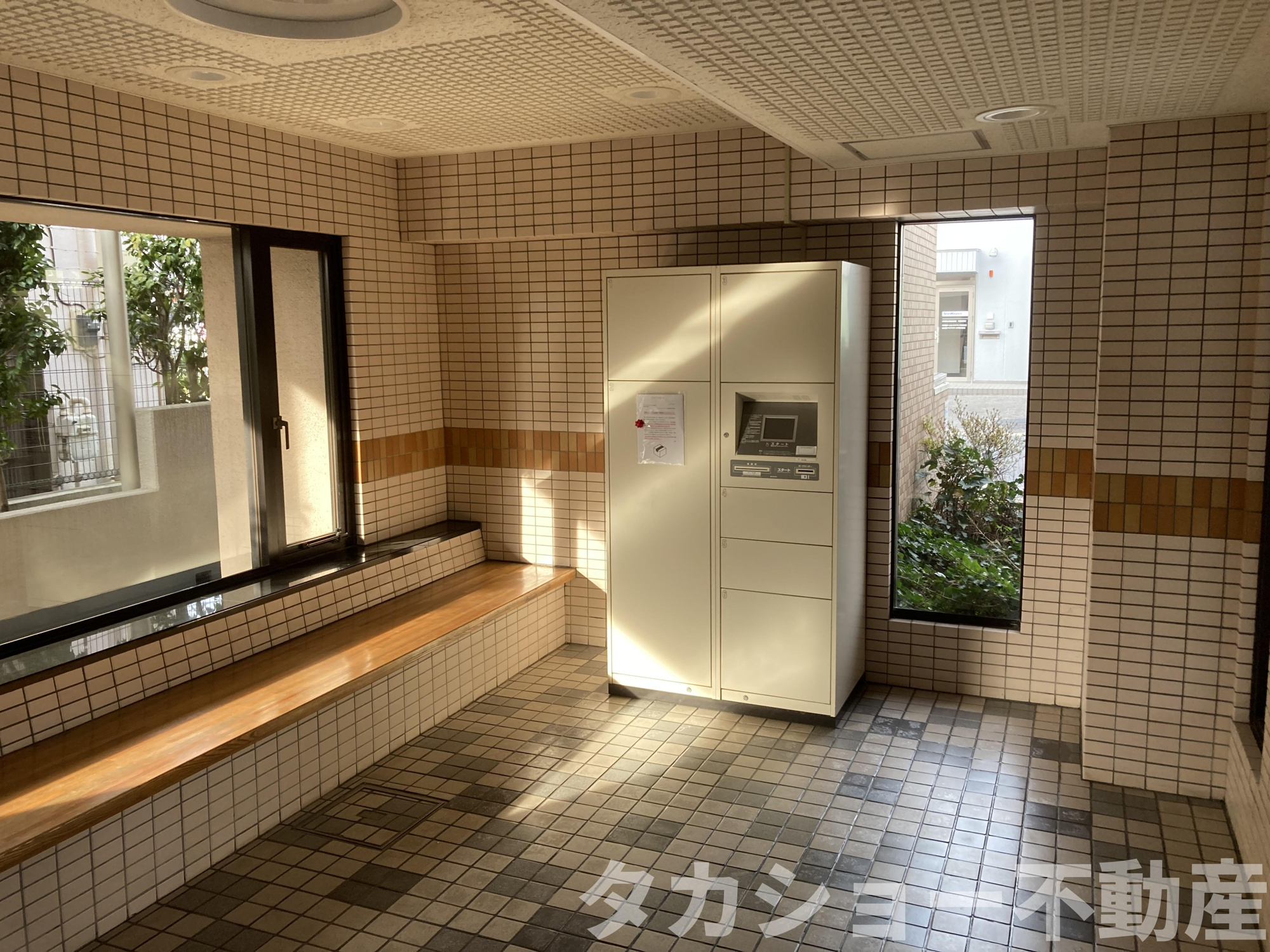 ライオンズマンション千葉浜野町のエントランス
