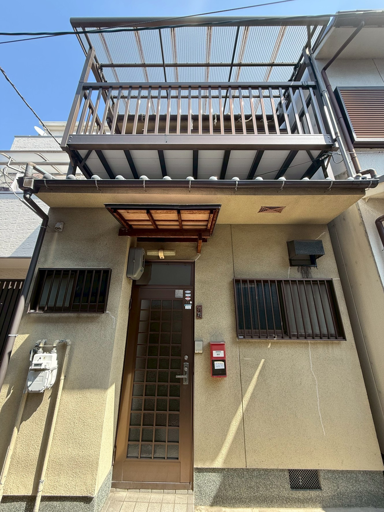 下京区中堂寺前田町戸建の前面道路含む現地写真