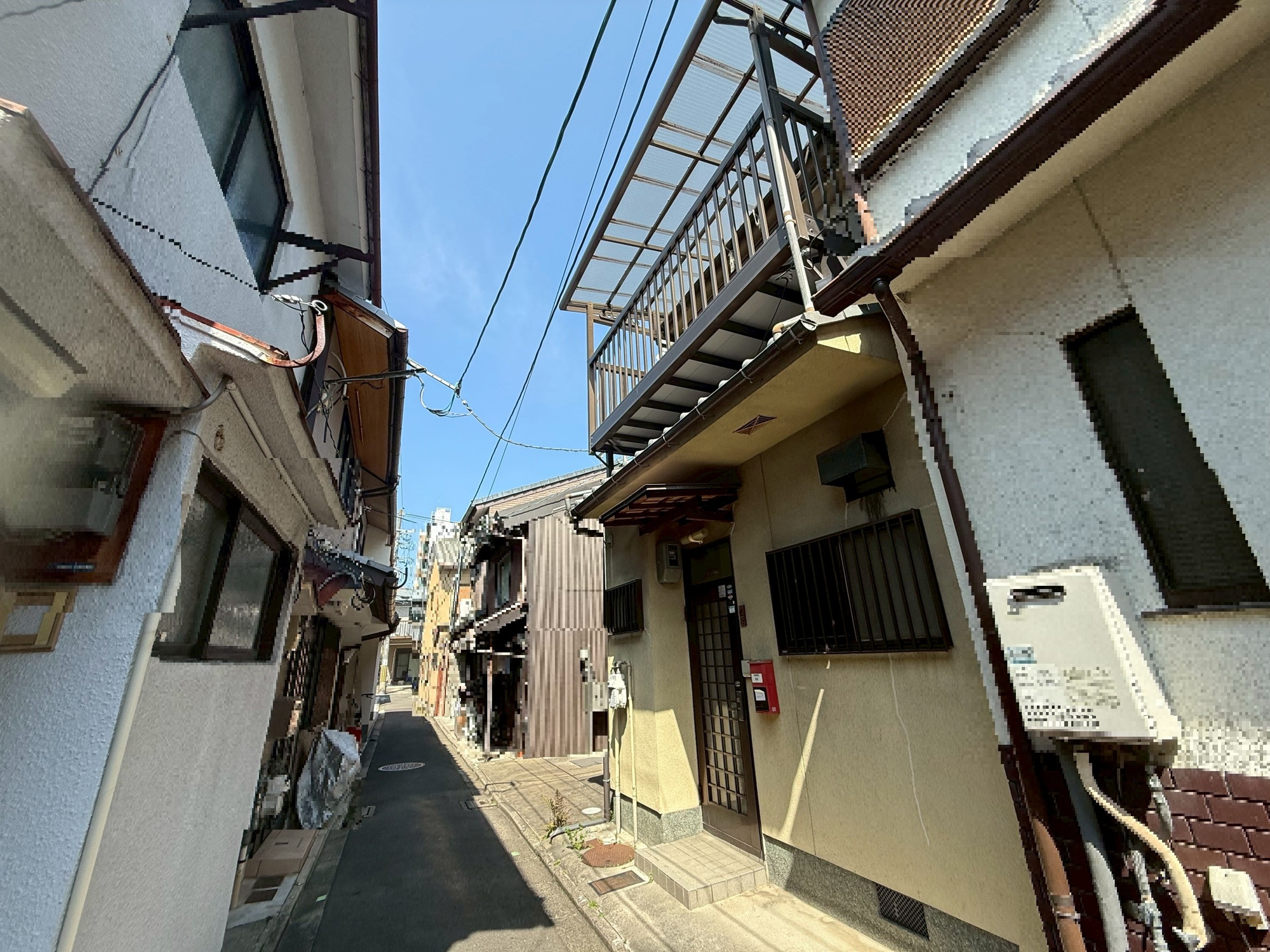 下京区中堂寺前田町戸建の前面道路含む現地写真