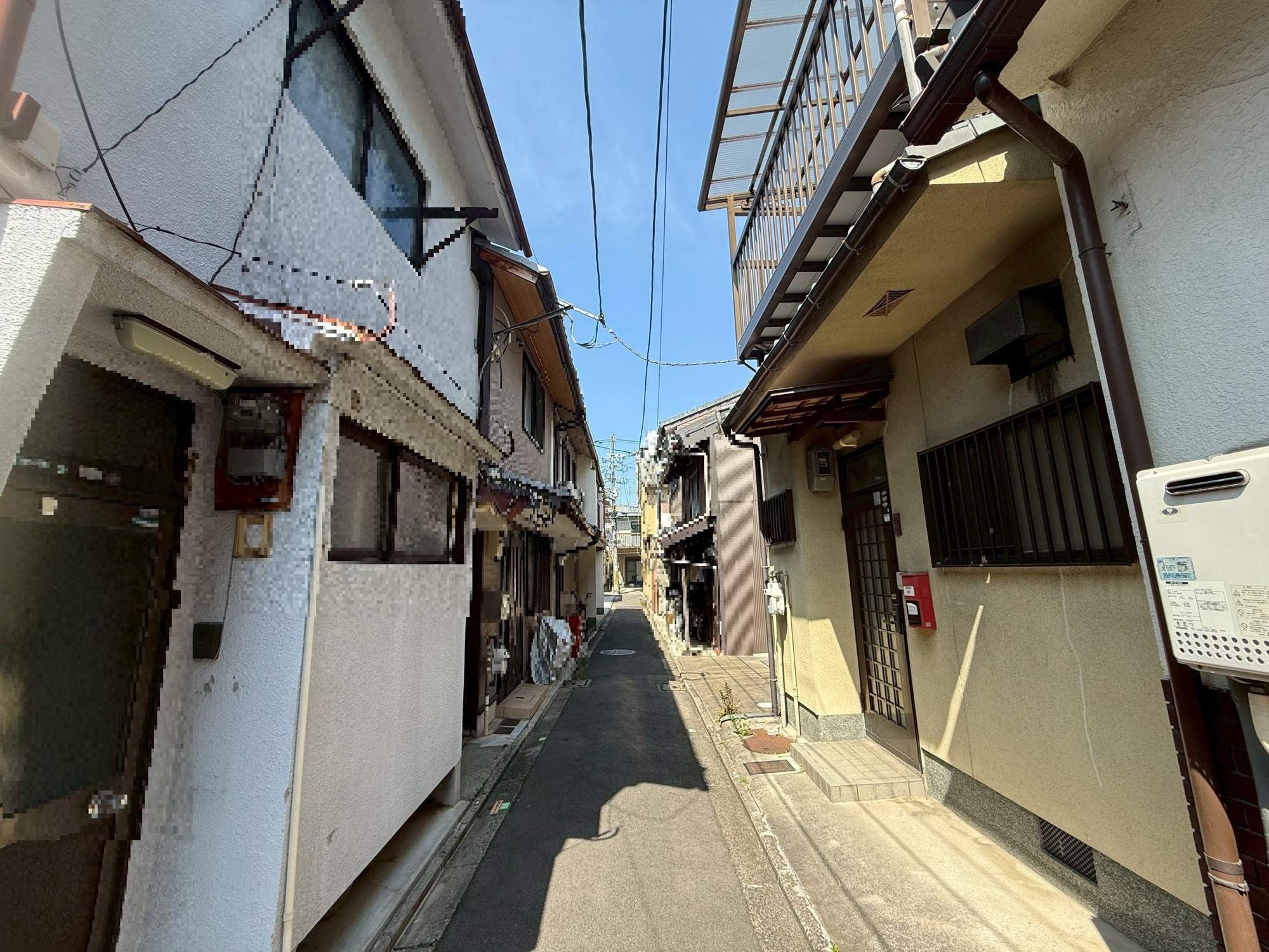 下京区中堂寺前田町戸建の前面道路含む現地写真