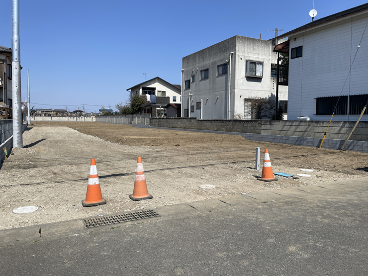 藤井上組（全3区画）2号地　協定道路：2026年3/24撮影