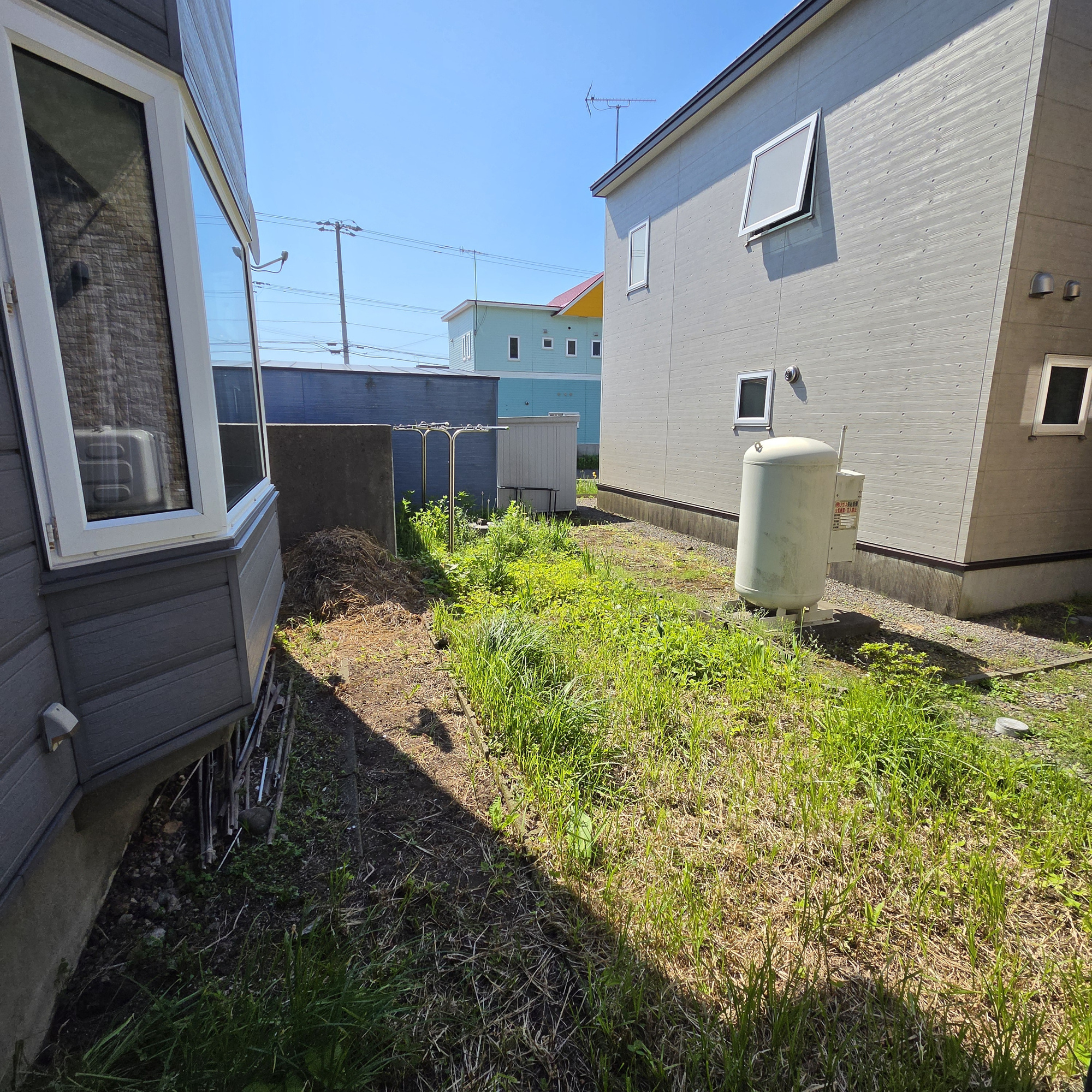 登別市新生町4丁目42-11　中古住宅の庭