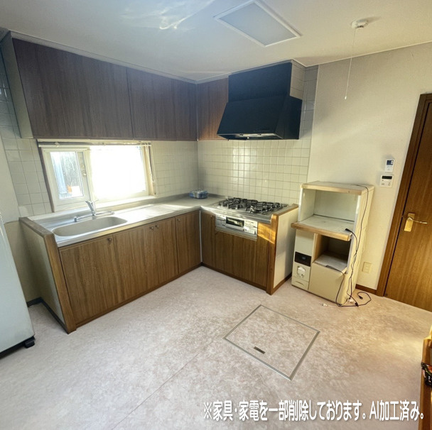 登別市新生町4丁目42-11　中古住宅のキッチン