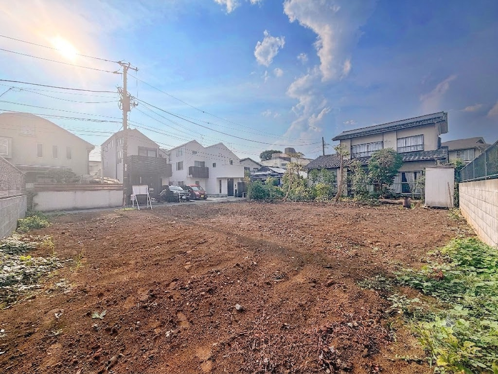宅地分譲［世田谷区祖師谷３丁目］の外観|販売現地写真　※ＣＧで駐車車両を撤去しております